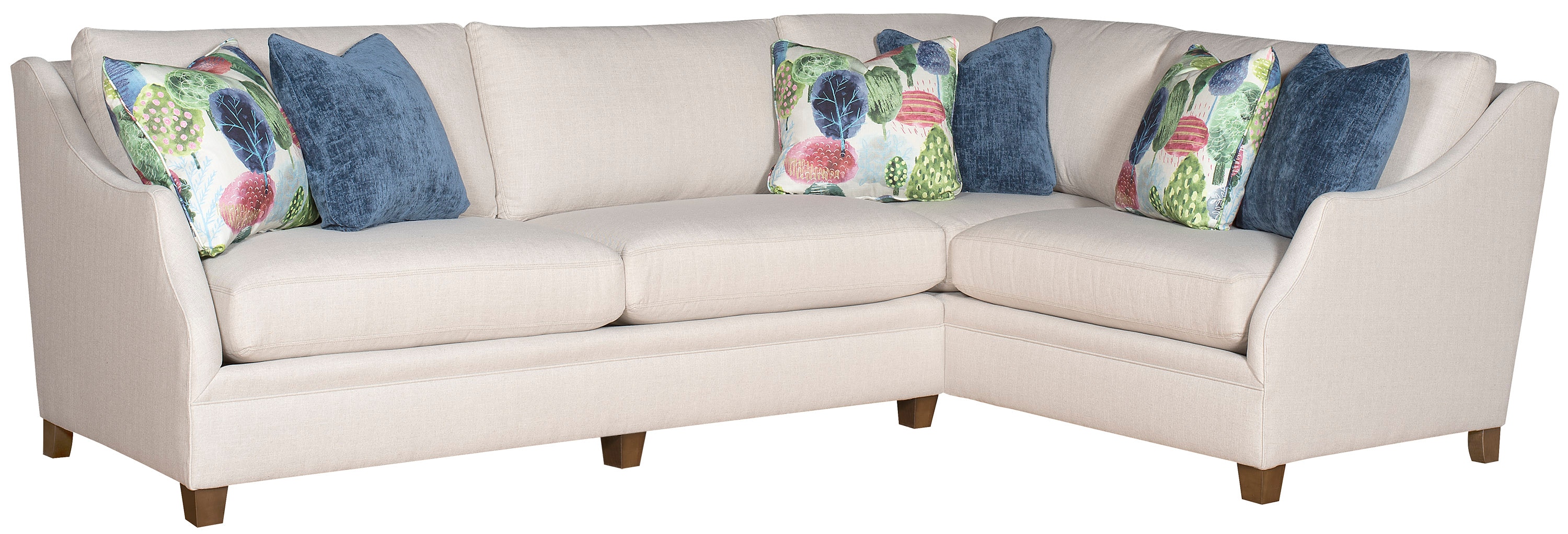 King Hickory Living Room Brandy Sectional 5700Sect Launius Furniture